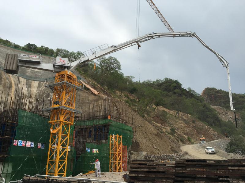 塔式混凝土布料機 塔式混凝土布料機